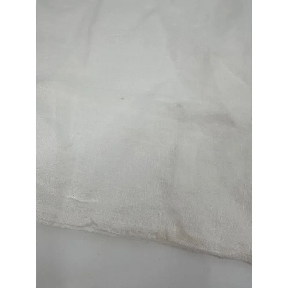 West Elm Slip Pillow Case Cover‎ White Gray Linen 20x24 Slip Standard